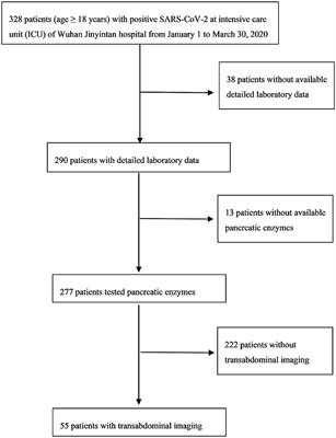 Elevated Pancreatic Enzymes in ICU Patients With COVID-19 in Wuhan, China: A Retrospective Study